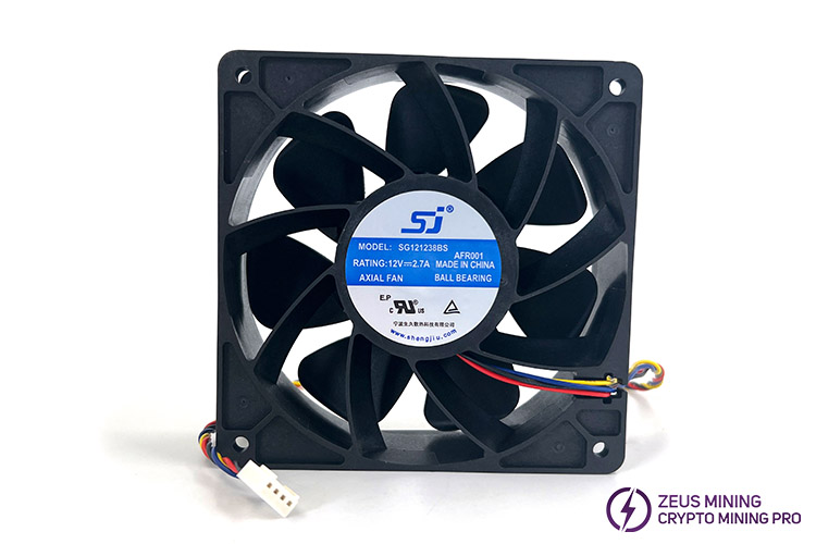 Ventilador de refrigeración de 12 cm, 12 V, 2,7 A