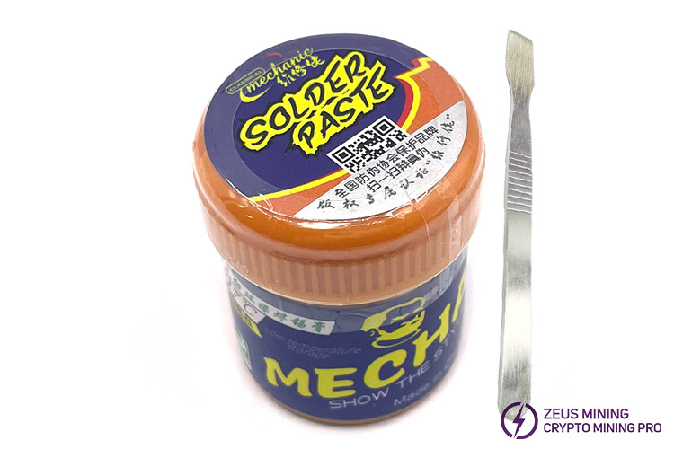Pasta de soldadura para chips mineros Mechanic 217 ℃