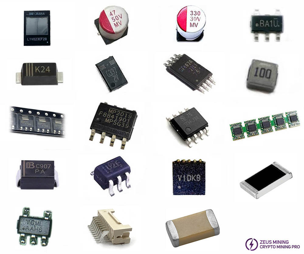 Lista de tableros hash Antminer S21 con chip ASIC BM1368AA
