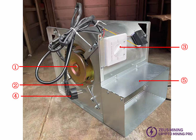 Silenciador para minería Whatsminer M30S