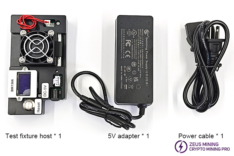 Accesorio de prueba para chips BM1366