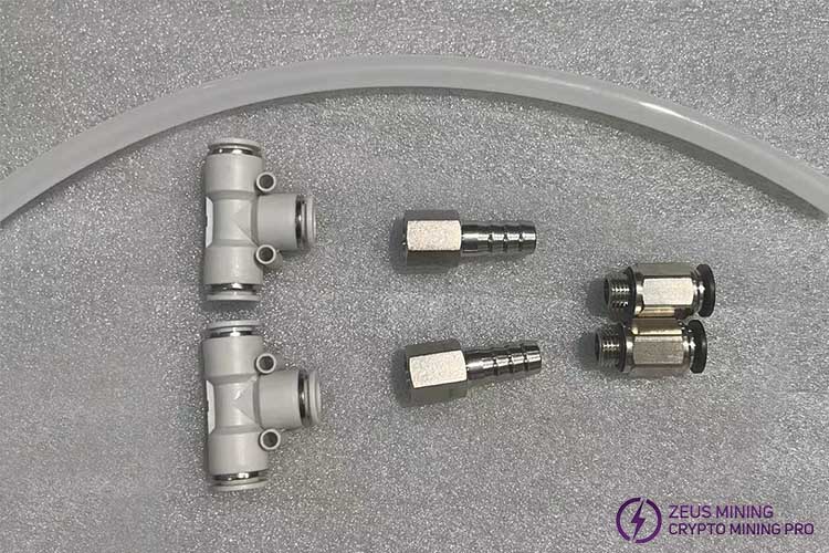 Kits de refrigeración por aire a agua de 10 mm para 2 mineros