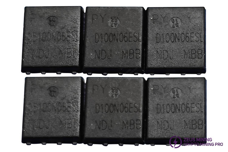D100N06ESL MOSFET de 100A y 60V para reparación de fuentes de alimentación