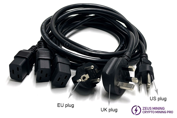 Cable de alimentación Whatsminer M20S