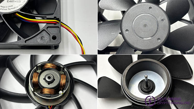 Ventilador de refrigeración de extremo DF1203812B2FN de 12 V y 120 mm