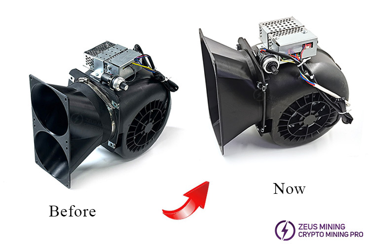Ventilador silenciador universal Antmiminer