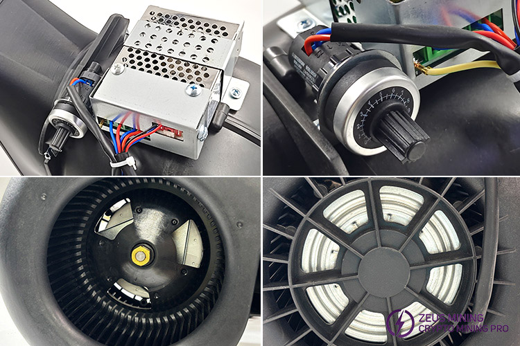 ventilador reductor de ruido para minero ASIC