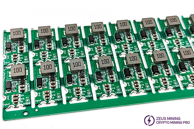 Placa amplificadora pequeña para módulo amplificador de voltaje Bitmain S19 de 18 V