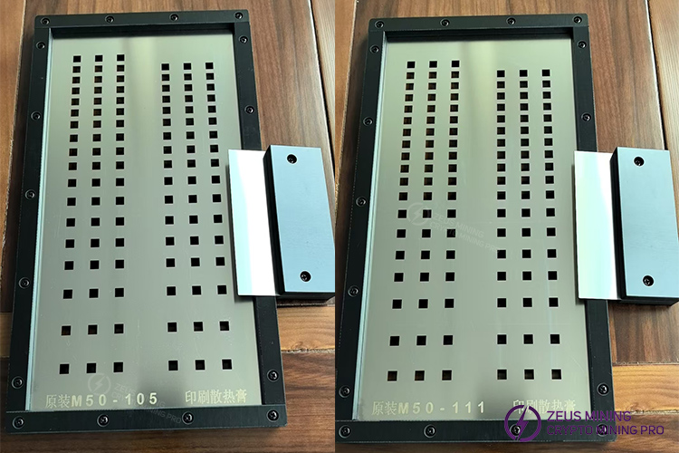 Herramienta de grasa térmica para la placa hash Whatsminer M50