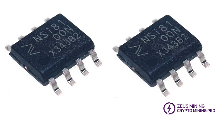 Aisladores digitales NSi8100N para fuente de alimentación APW17