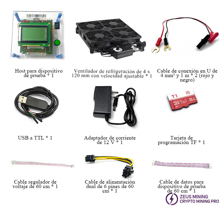 Kit de reparación del dispositivo de prueba de la placa hash Antminer