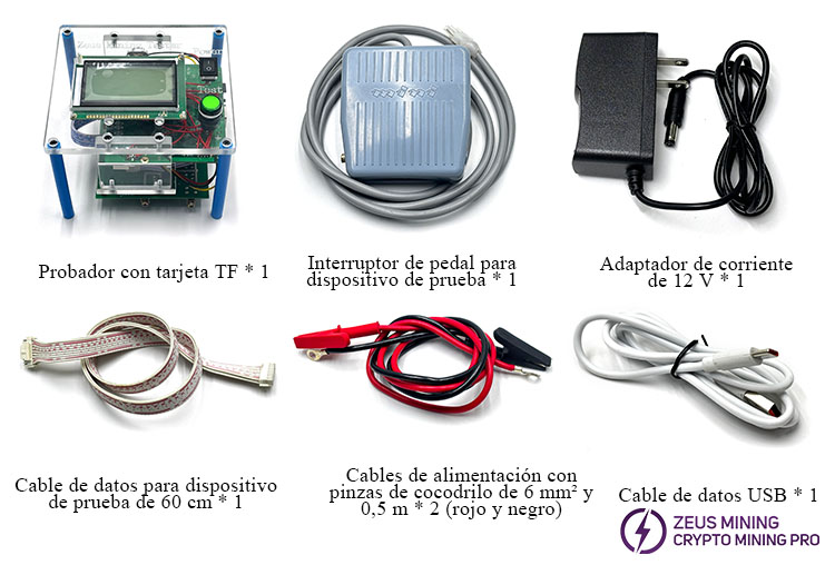 Kit del probador Zeus Mining