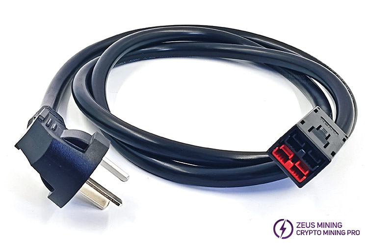 Cable de alimentación P231B P232B para el minero con refrigeración por aire Whatsminer