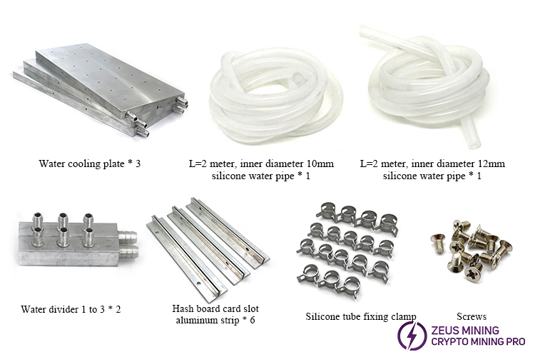 Bloque de refrigeración líquida de agua de aluminio M30S++ 108T