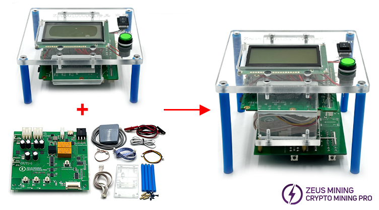 Placa de actualización para el probador de hash board Antminer