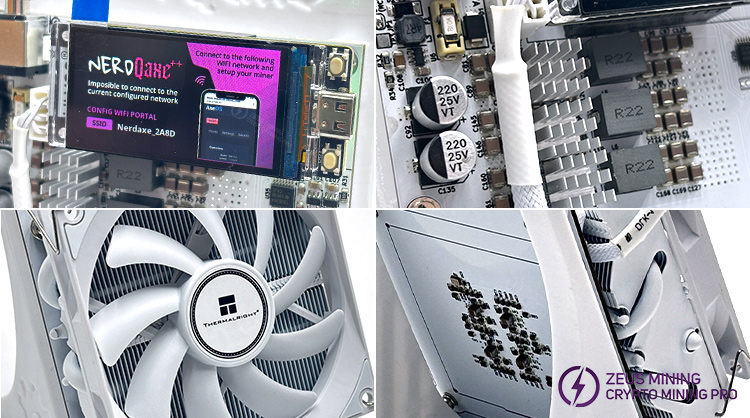 Minero NerdQaxe de 4.8T y 72 W