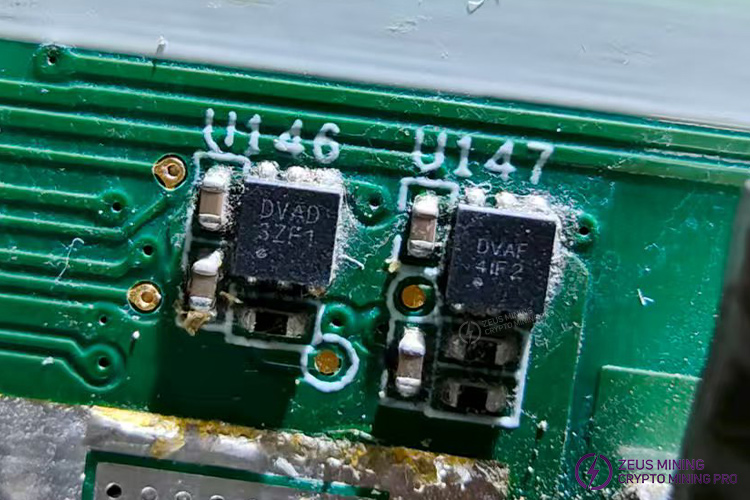 Chip LDO original de 1,2 V y 0,8 V para placas hash L9.