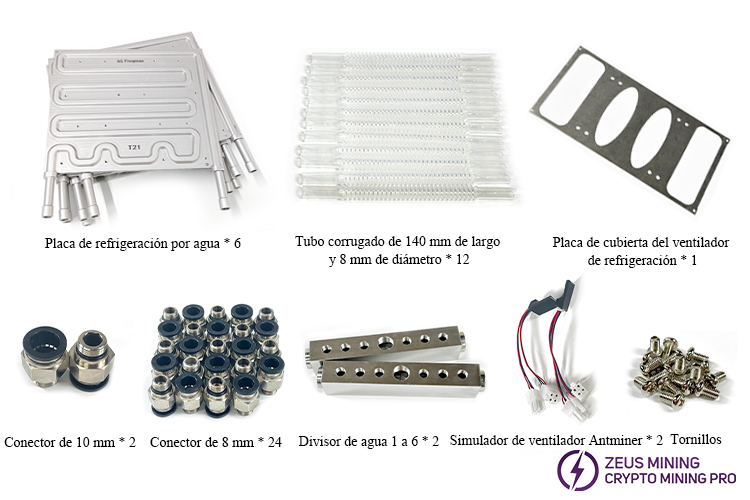 Lista de placas de refrigeración por agua T21 Freqmax Lista de placas de refrigeración por agua T21 Freqmax