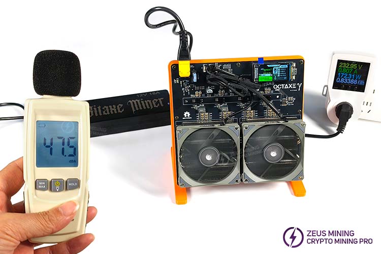 Prueba del equipo de minería Bitaxe Nerd OCTAXE 9.6T SOLO Prueba del equipo de minería Bitaxe Nerd OCTAXE 9.6T SOLO