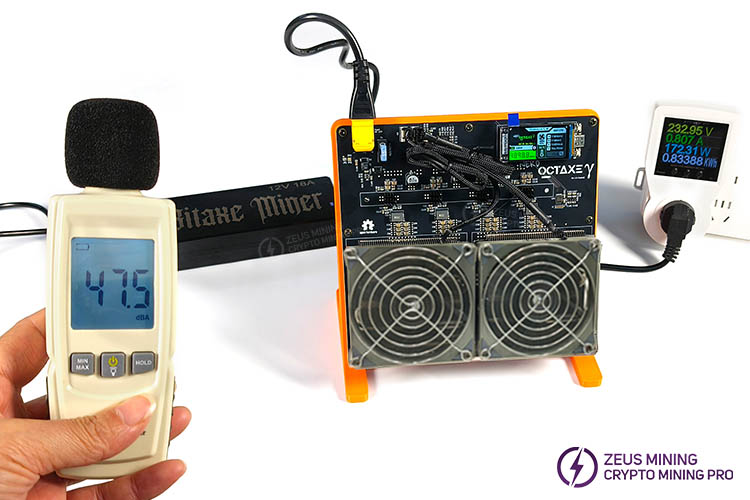 Prueba del equipo de minería Bitaxe Nerd OCTAXE 9.6T SOLO Prueba del equipo de minería Bitaxe Nerd OCTAXE 9.6T SOLO