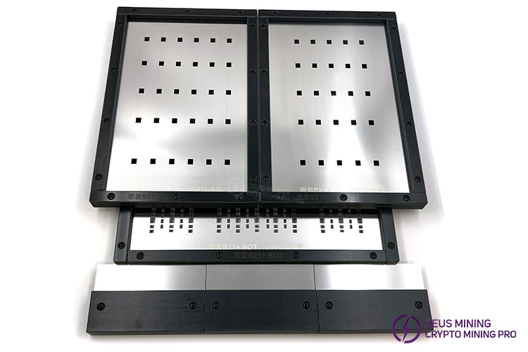 Juego de malla de acero para grasa de silicona del S21+