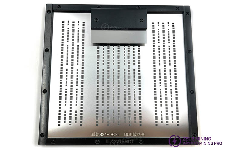 Plantilla de silicona para grasa térmica del Antminer S21+