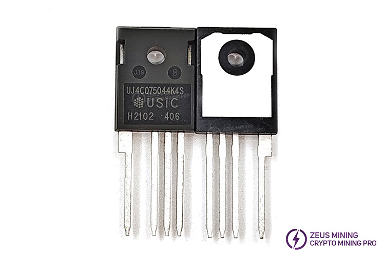 MOSFET de potencia de canal N UJ4C075044K4S para fuente de alimentación Antminer APW17 MOSFET de potencia de canal N UJ4C075044K4S para fuente de alimentación Antminer APW17