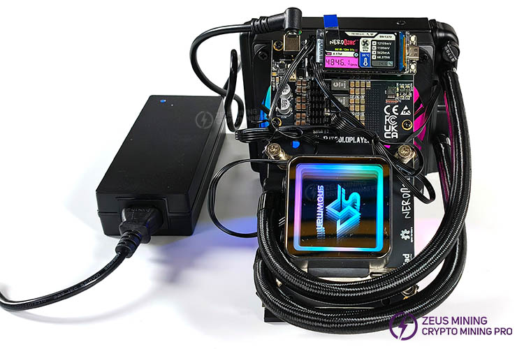 Refrigeración hidráulica Bitaxe NerdQaxe++ ASIC Miner 4.8TH