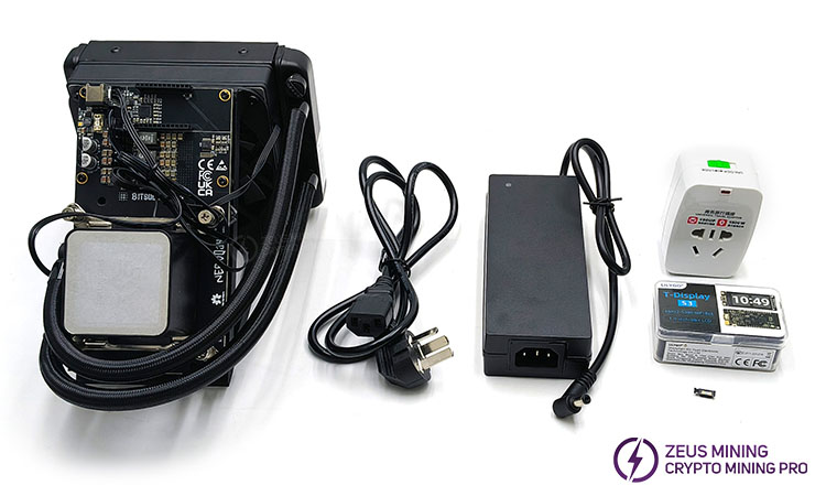 NerdQaxe++ Hydro 4.8TH minería de Bitcoin con refrigeración líquida