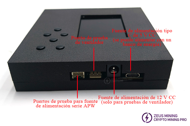 Accesorio de prueba para placa hash B8