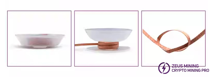 Cable de succión para desoldar con removedor de mecha de soldadura CP-2015 de 2 mm y 1,5 m