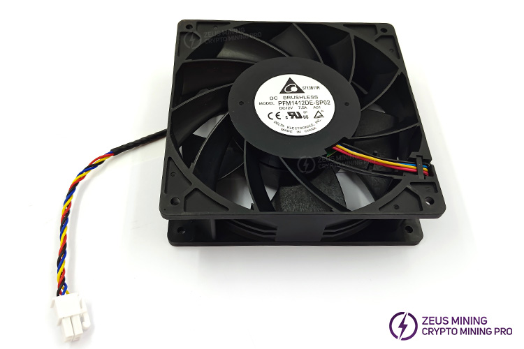 Ventilador PFM1412DE-SP02 original de 12 V y 7,5 A para Antminer