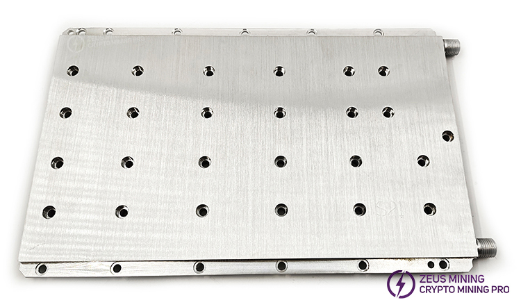 Placa disipadora de calor para refrigeración líquida del minero Antminer S21+ Hydro