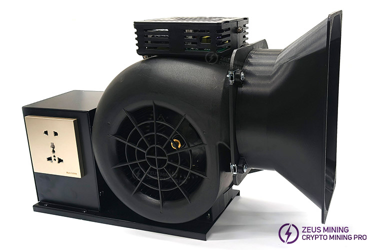 Soplador con silenciador universal Antminer con control WiFi