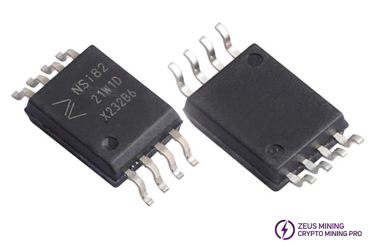 Aislador NSI8221W1D para fuente de alimentación Antminer APW17