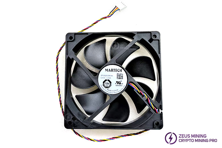Ventilador de alta potencia Martech DF1202512RFUN de 12 V y 0,54 A