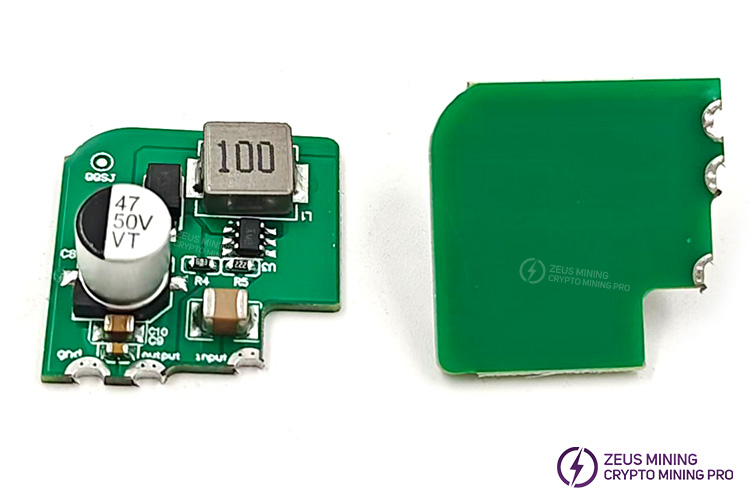 Placa de refuerzo de placa hash Antminer S19XP 18V