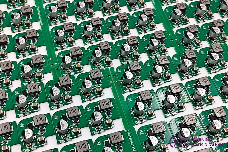 Placa hash Antminer S19XP Placa de refuerzo de 18V