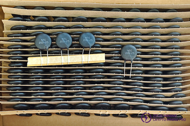 Termistor 20D-25 NTC sensor de temperatura con coeficiente negativo