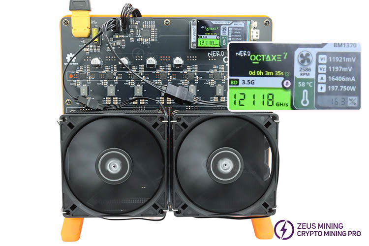 NerdOCTAXE Rev3.1 Minero de BTC 12TH NerdOCTAXE Rev3.1 Minero de BTC 12TH