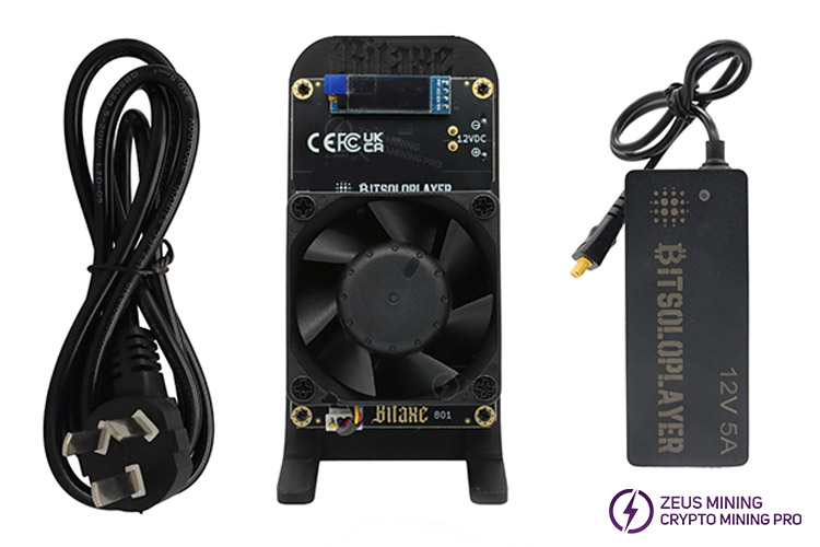 Minador Bitcoin doméstico Bitaxe GT 801 2.4T