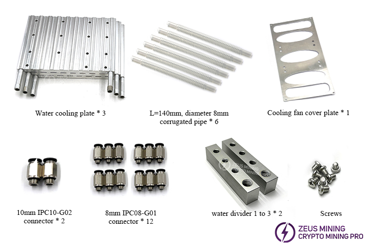 Kit de refrigeración por agua Antminer L7