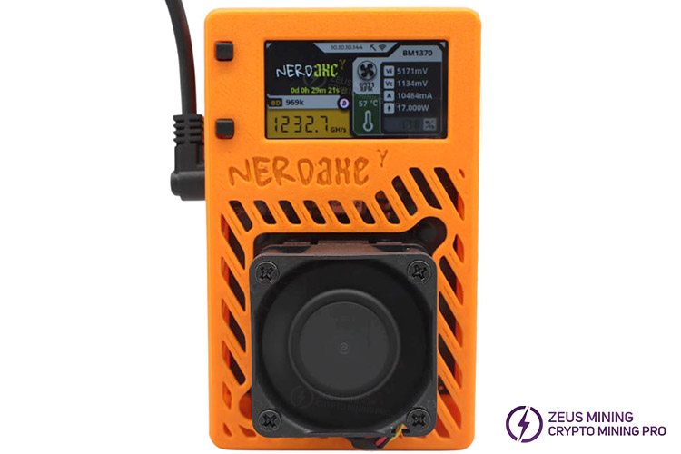 Minero de BTC en solitario con chip ASIC BitAxe BM1370