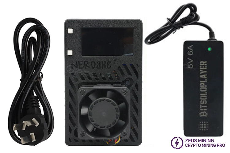 Nerdaxe Gamma 601 de 1.2THs con chip ASIC BM1370 y pantalla de 1.9 pulgadas para minería de BTC