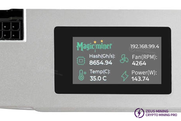 Magicminer BG02 7TH Minero ASIC con interfaz de minería