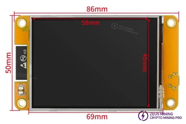 NerdMiner V2 350kh minero de lotería BTC Solo con pantalla de 2,8 pulgadas