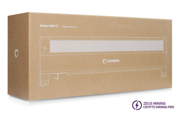 Minero doméstico ASIC Canaan Avalon Mini 3