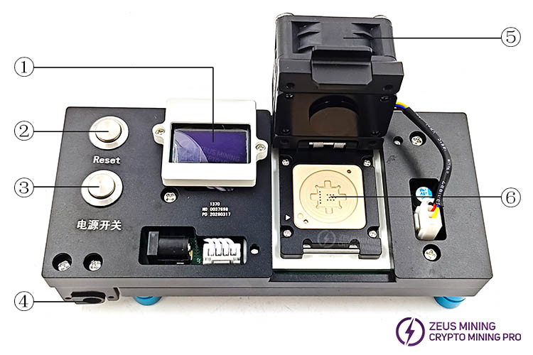 Herramienta de prueba de chips ASIC Antminer BM1370