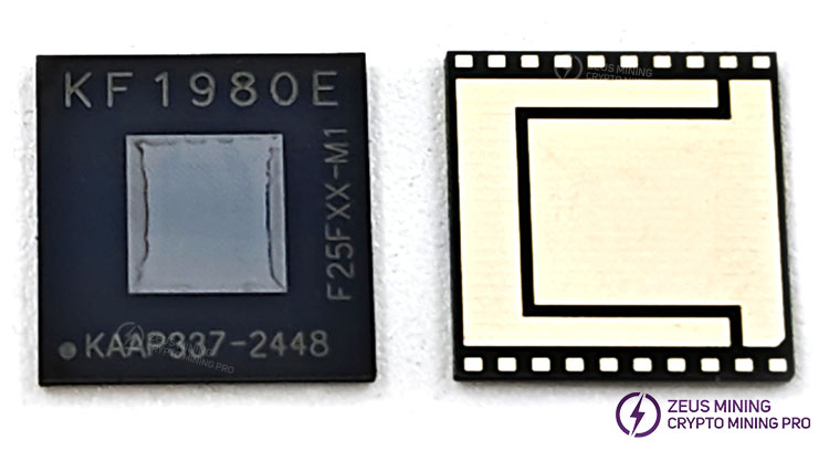 Chip ASIC KF1980E para placa de hash M60