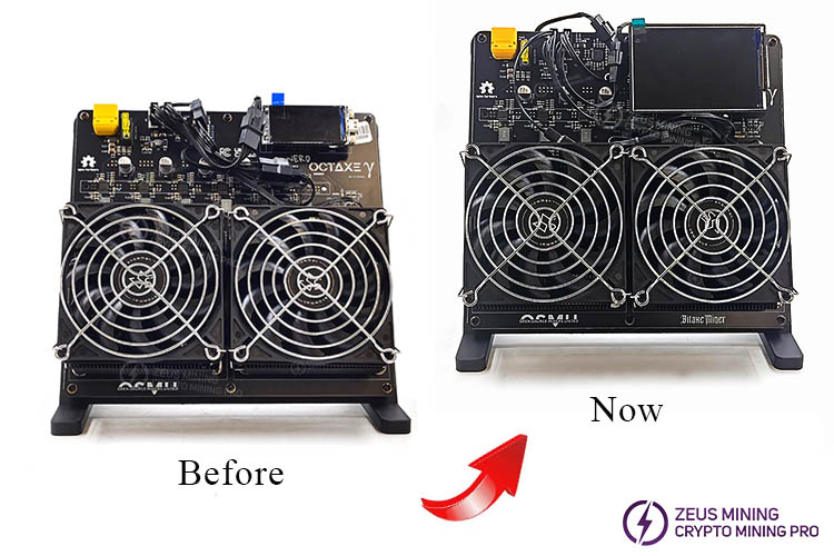 Minero Bitax NerdOCTAxe de 12 TH/s con doble ventilador y refrigeración por aire Minero Bitax NerdOCTAxe de 12 TH/s con doble ventilador y refrigeración por aire